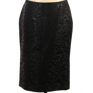 Dolce & Gabbana Black Pencil Skirt